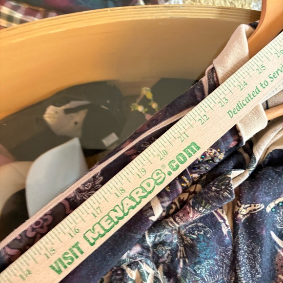 Vintage 90s y2k whimsigoth purple butterfly rhinestone bell sleeve cardigan 2X - Picture 10 of 10